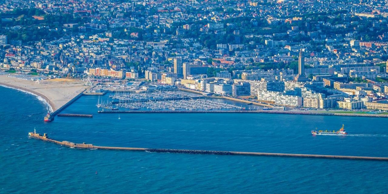 Le Petit Nid Perche Sous Les Toits, Vue Mer Le Havre Exteriör bild
